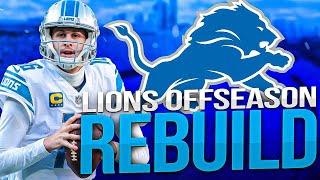 DETROIT LIONS OFFSEASON REBUILD IN MADDEN 23!