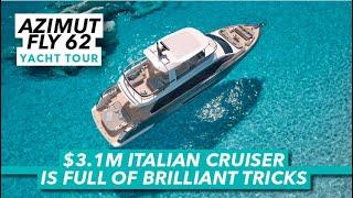 All-new $3.1M cruiser is full of brilliant tricks | Azimut 62 Fly tour | Motor Boat & Yachting