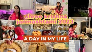 shree krishna janmashtami 2023 in USA,A day in Life,Making Prashad,Indian Mom Vlogger,Hope youRelate