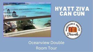 Hyatt Ziva Cancun Oceanview Double Room Tour