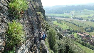 Klettersteig: Ausgerutscht und ins Seil gefallen