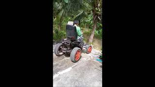 Homemade Mini Tractor Test