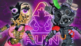 THE BEST FNAF ACTION FIGURES EVER! | FNaF Funko Ruined Roxy & Chica Action Figure Review