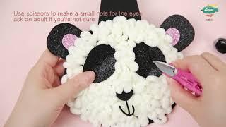 Avenir item CH211752 Loopies Fun My First Plush Bag - Panda - How to Make video