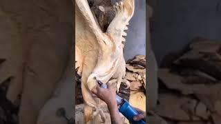 #shorts Chainsaw Carving art