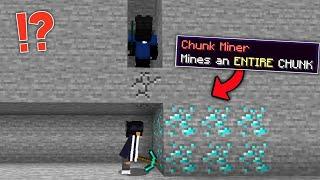 Speedrunner VS 2 Hunter, But You Can Mine The Entire Chunk in Minecraft