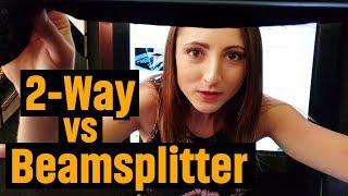 Two Way Mirror vs Teleprompter Mirror (Beamsplitter Mirror)