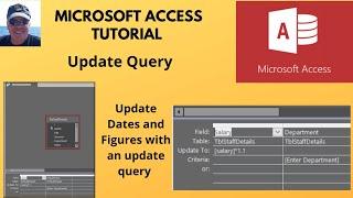 Update Query in Microsoft Access.  Update Query