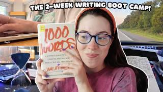 WRITING BOOT CAMP | 1000 words every day for 2 weeks!?