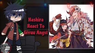  Hashira React To Giyuu Angst // Gacha // Demon slayer // sad || [Part 1+2] ||