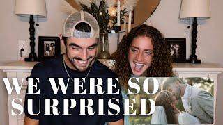 reacting to our WEDDING VIDEO for the FIRST TIME *we did not expect this*