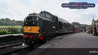 37667 as D6851 "Flopsie" Disturbs the Tranquil North Norfolk Railway!