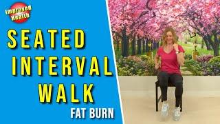 Seated INTERVAL Chair Workout to Boost Metabolism and Lose Fat | Chair Exercises for Seniors