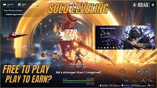 Solo Leveling Arise | Play to Earn? , Free to Play ( Tagalog )