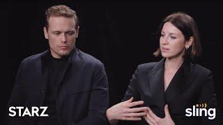 Caitriona Balfe and Sam Heughan Talk Sex Scenes on 'Outlander' - Sling TV Exclusive Interview