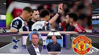 Man United vs Tottenham 0-3 Paul Scholes & Owen angry react to Loss | Ben Johnson Interview