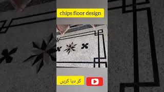 Latest Terrazzo Floor Design in pakistan || chips floor design#shorts #youtubeshorts.