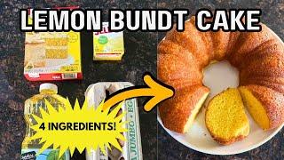 Lemon Bundt Cake: Duncan Hines Cake Mix Recipe  Extra Moist & Rich | Easy 5-Star Dessert 