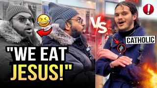 EPIC DEBATE‼️Catholic Christian v/s Shaykh Uthman | He Exposed himself on Camera!