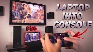 HOW TO CONVERT A LAPTOP INTO *GAMING* CONSOLE | GTA 5 | GTA 4