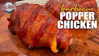 BBQ Bacon Wrapped Chicken Breasts