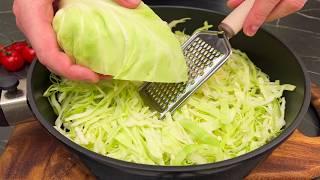 I cook this cabbage three times a week! The most delicious cabbage meal in 15 minutes!