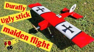 Hking Ugly Stick V2 Maiden flight review Hobby King Durafly RC plane