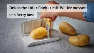 Dekoschneider Fächer mit Wellenmesser - Produkt von Betty Bossi