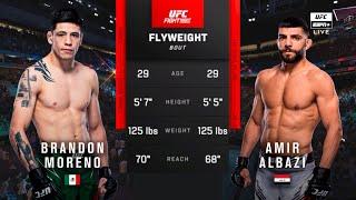  UFC Fight Night: Brandon Moreno vs Amir Albazi | Full Fight & Highlights | Flyweight Bout