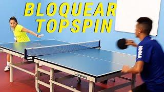 COMO BLOQUEAR TOPSPIN no tênis de mesa-ping pong