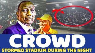 YOU WON'T BELIEVE! Massive CROWD STORMED RAILA ODINGA STADIUM Homabay During the NIGHT!