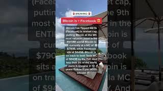 Bitcoin BEATS Facebook 