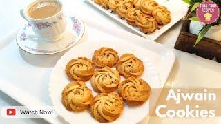 Ajwain Cookies | Perfectly baked Eggless Cookies गैस और ओवन दोनों में कैसे बनाये कूकीज Tea time