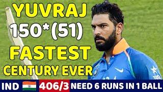 YUVRAJ SINGH MASSIVE BATTING 150* RUNS | INDIA VS NEW ZEALAND ODI 2016 | SHOCKING BATTING EVER