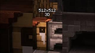 Minecraft Texture Comparison (8x8 vs 512x512)What Resource Pack are you using currently