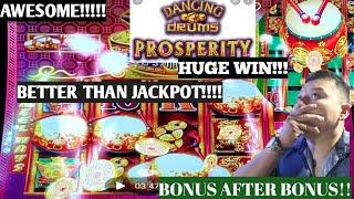 DANCING DRUMS PROSPERITY (BETTER THAN JACKPOT) HUGE WIN!! NO TAXES WIN!!