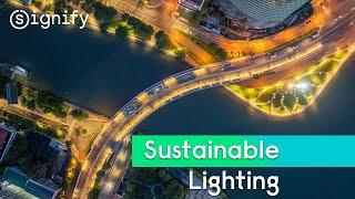 Sustainable lighting at Signify