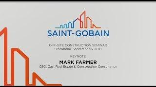 Keynote presentation by Mark Farmer – International seminar on off-site construction