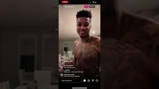 Blueface and his girlfriend fighting for 30 minutes straight on instagram live