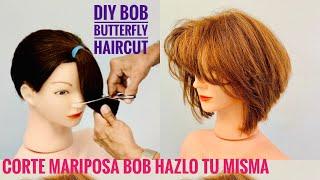 Corte Mariposa Bob Hazlo Tu Misma - DIY BUTTERFLY BOB HAIRCUT