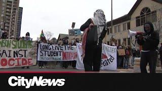 Pro-Palestinian rallies held by Montreal students