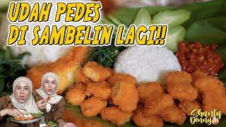 MAKAN PAKE SAMBEL TAMPONG, RASA NYA MEMBUNCAHHH  !!!