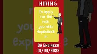 Hiring QA Engineer | Software Testing Jobs | QA Jobs | QA Analyst #qajobs #qaengineer