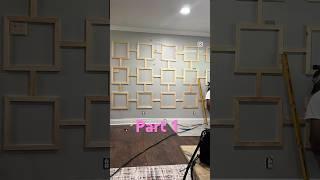 Accent Wall Installation!! Part 1 #accentwall #monicasvaultllc #diyprojects