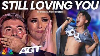 Golden Buzzer | Simon Cowell criying when he heard the song Scorpions with an extraordinary voice