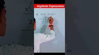 Multiplication of algebraic expression | Algebraic expression class 8 | Algebraic expression|#shorts