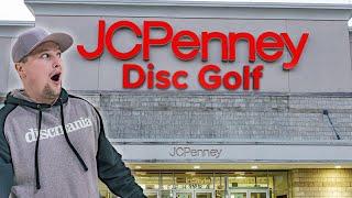 We Played a FULL Round of Disc Golf INSIDE JCPenney!!