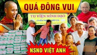 Nườm nượp người đến Tu viện Minh Đạo |  NSND Việt Anh thăm chùa của sư thầy Thích Minh Đạo, BRVT