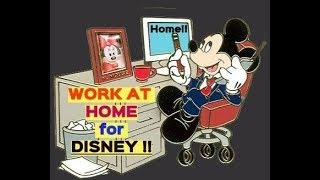 Disney Store Hiring Work From Home Cast Members!! Jobs Pay Positions Careers Fun at Disneyland World