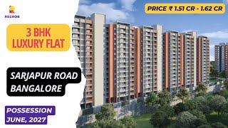 Engrace Vista  |+91-9870312902 | 3 BHK  Flats For Sale  in Sarjapur Road Bangalore #flats